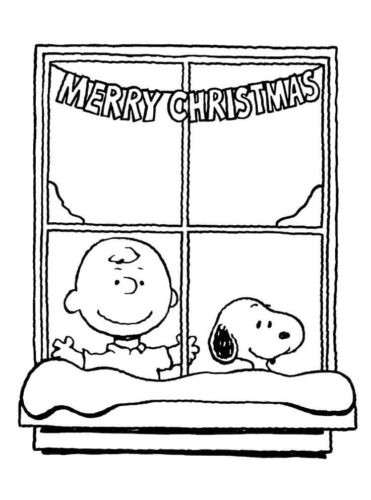 Download Free A Charlie Brown Christmas Coloring Pages Printable