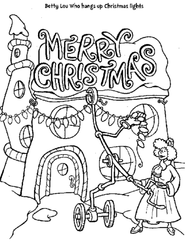 25 how the grinch stole christmas coloring pages printable