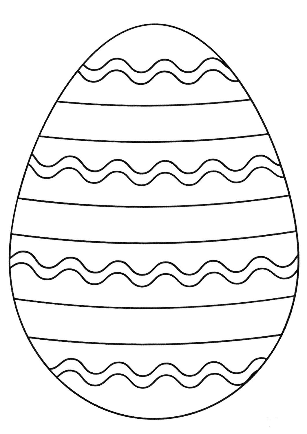 Download 30 Free Easter Egg Coloring Pages Printable