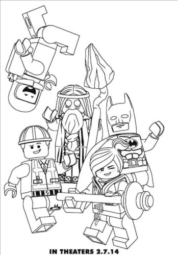 lego batman movie characters coloring pages