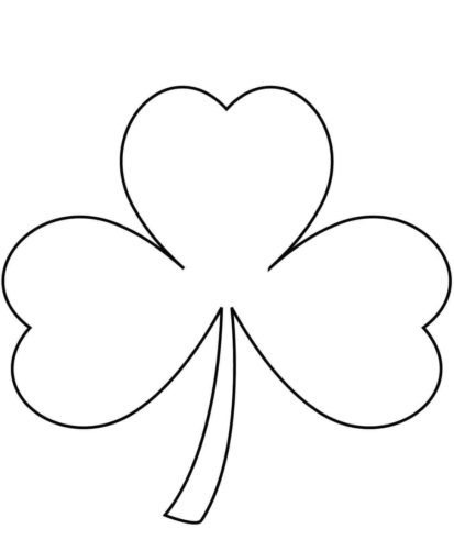 25 Free Shamrock Coloring Pages Printable