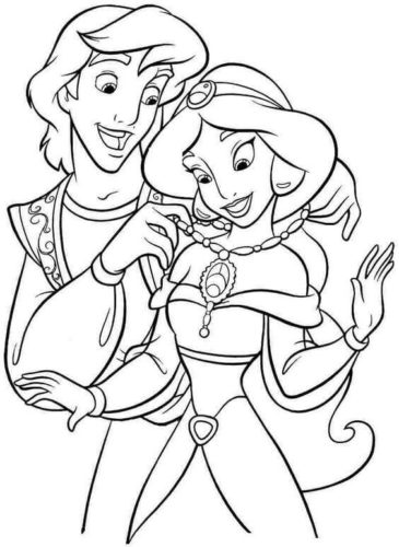 30 Free Printable Aladdin Coloring Pages