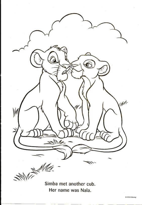 Download Free Printable The Lion King Coloring Pages