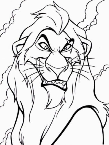 Scar Coloring Page