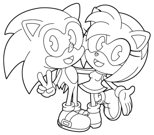 30 free sonic the hedgehog coloring pages printable