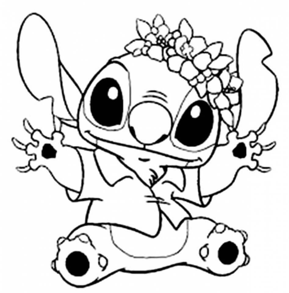 20-free-stitch-coloring-pages-printable