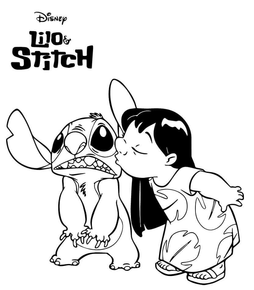 Download 20 Free Stitch Coloring Pages Printable