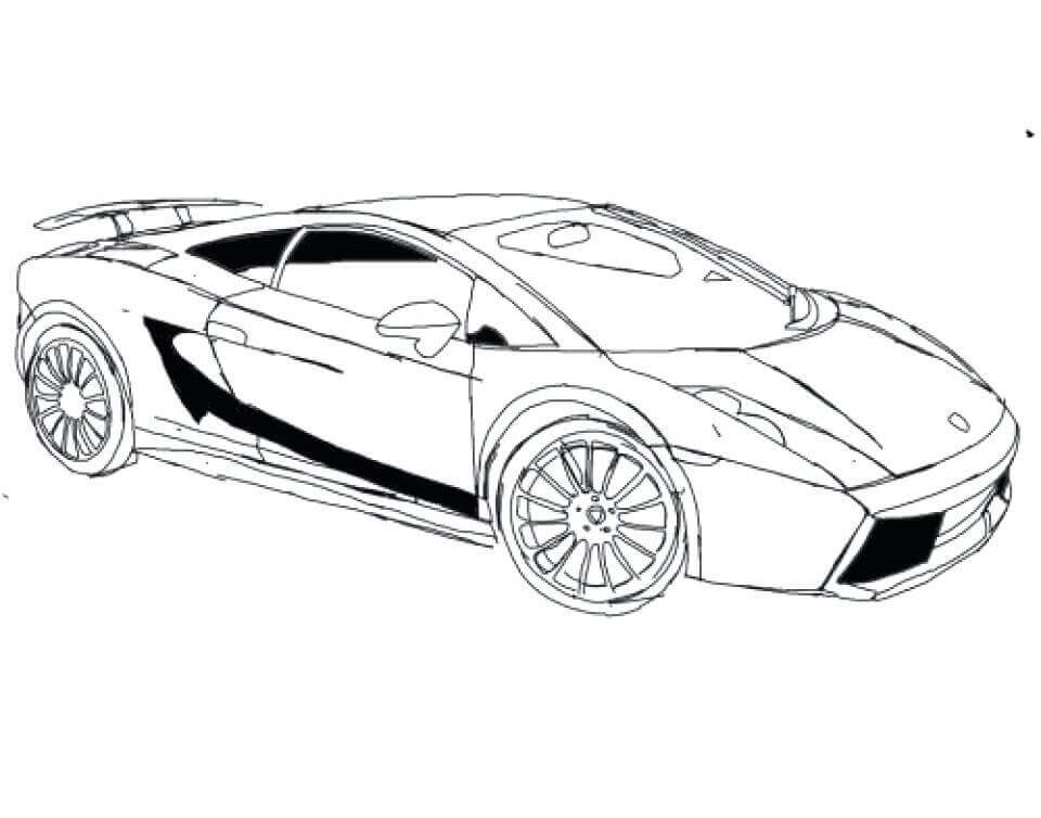 20 Free Lamborghini Coloring Pages Printable