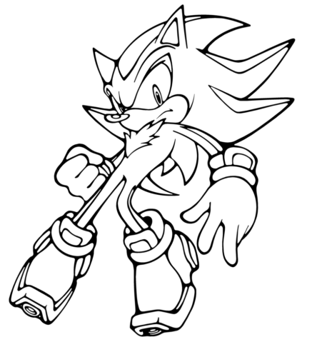 30 free sonic the hedgehog coloring pages printable