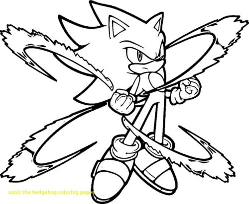 sonic and chao coloring pages