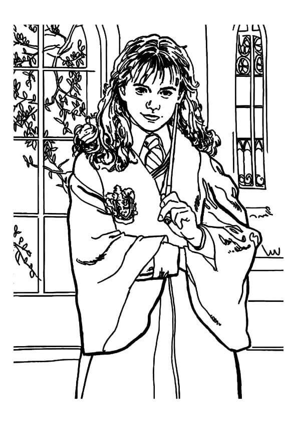 Hermoine Granger Coloring Pages - Learny Kids