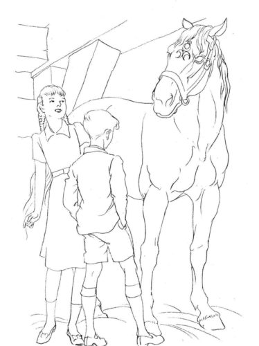 Horse Coloring Pages For Kids
