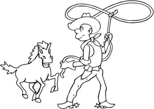 Horse Pages To Color