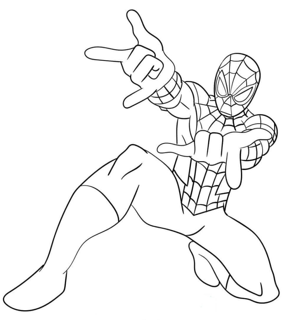 Free Spider Man Coloring Pages Printable