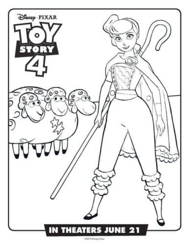 free toy story 4 coloring pages printable