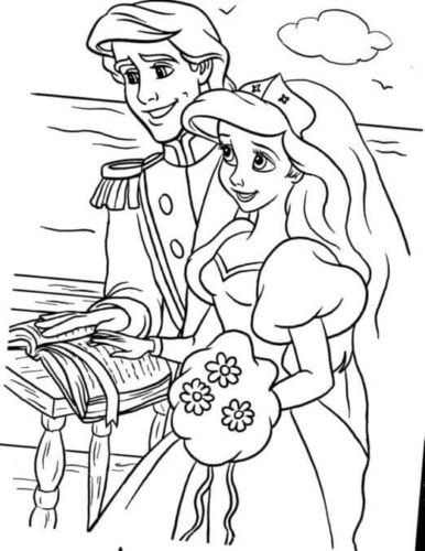 36 Free The Little Mermaid Coloring Pages Printable