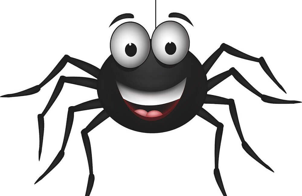 Free Printable Cartoon Spiders