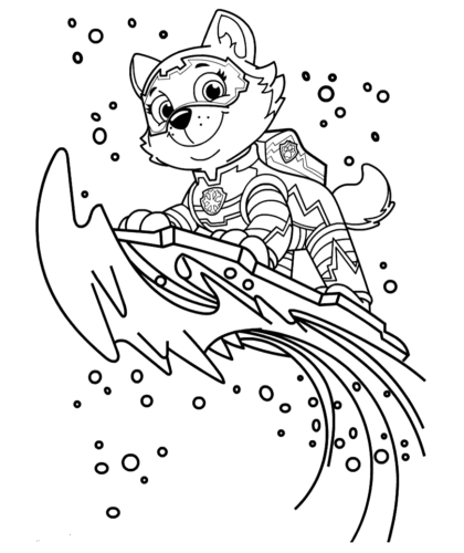 10 Free Paw Patrol Mighty Pups Coloring Printable