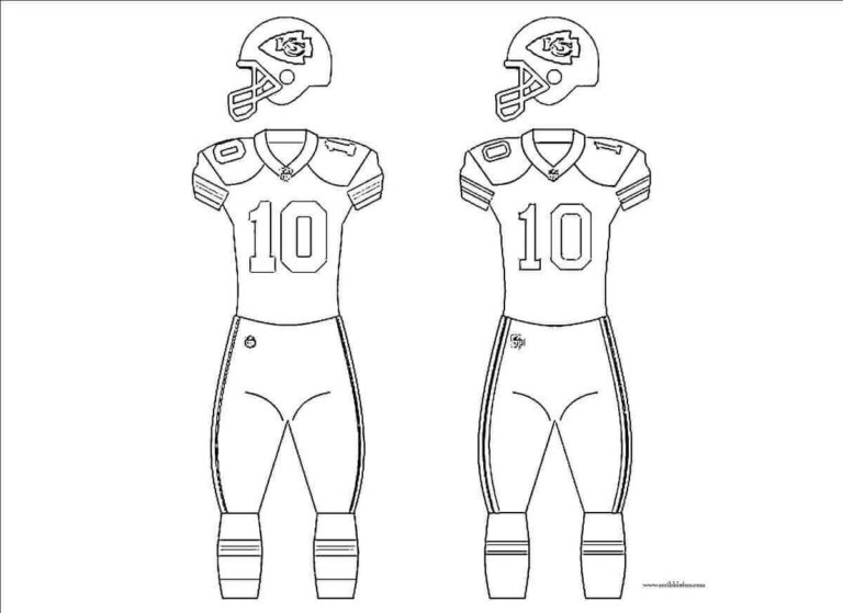 14 Free Kansas City Chiefs Coloring Pages Printable