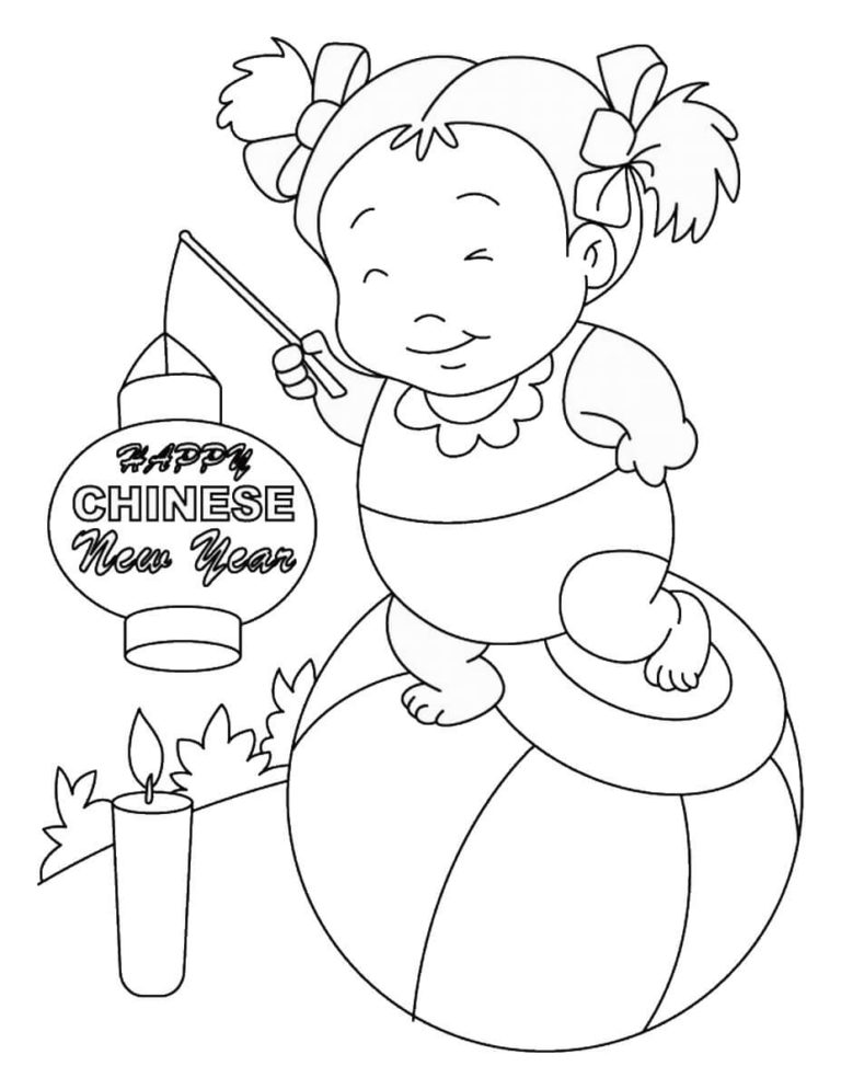 26 Free Chinese New Year Coloring Pages Printable