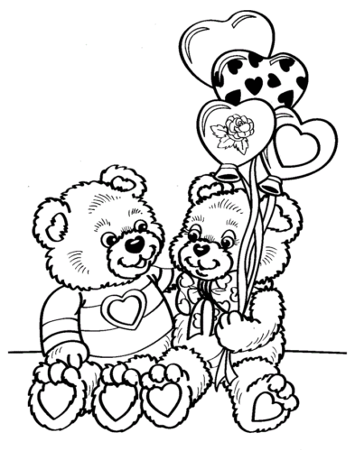 35 Free Teddy Bear Coloring Pages Printable