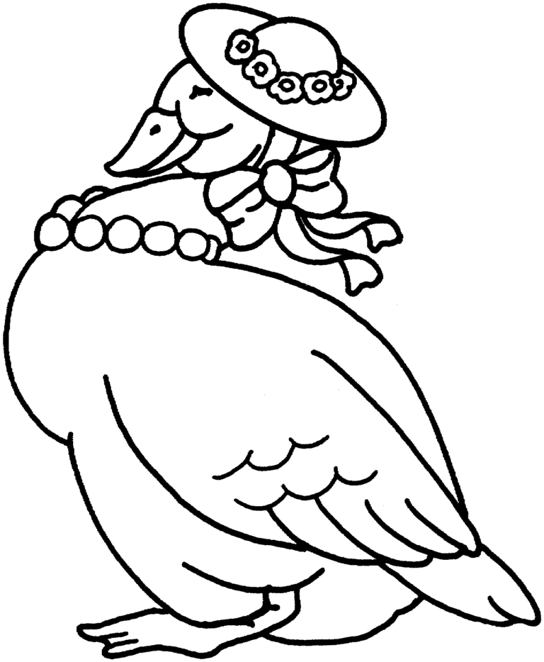 36 Free Duck Coloring Pages Printable