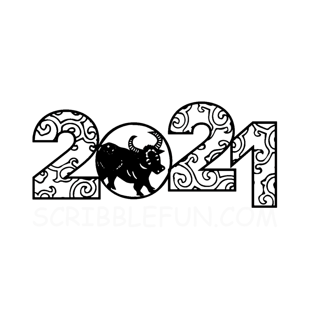 20 Free Chinese New Year 2021 Coloring Pages Printable