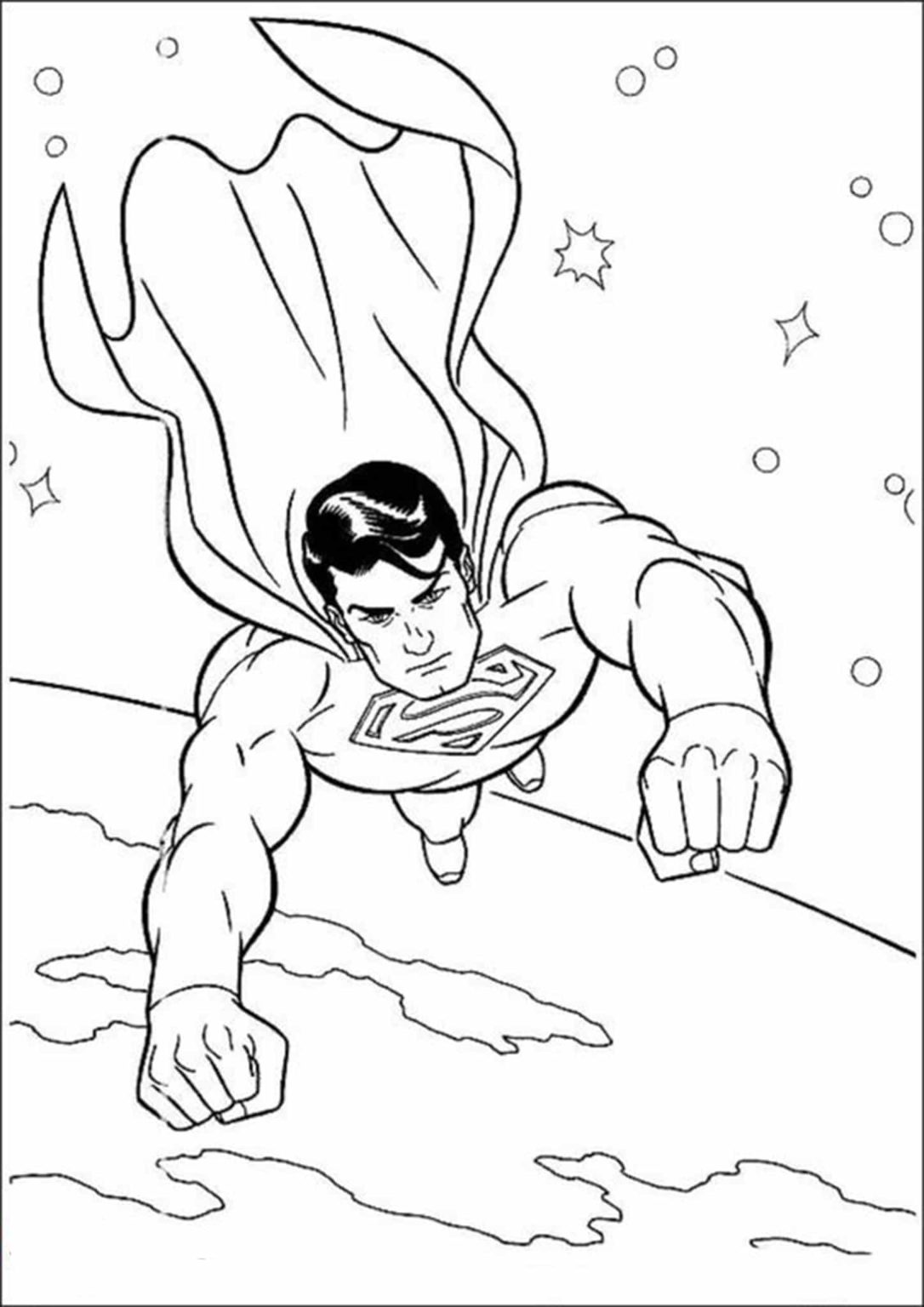35 Free Superman Coloring Pages Printable